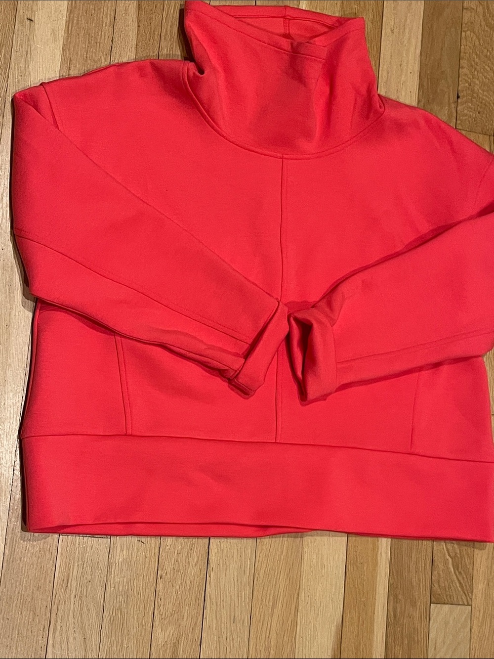 Talbots NWT Bright Pink Turtleneck Pullover.. Scuba